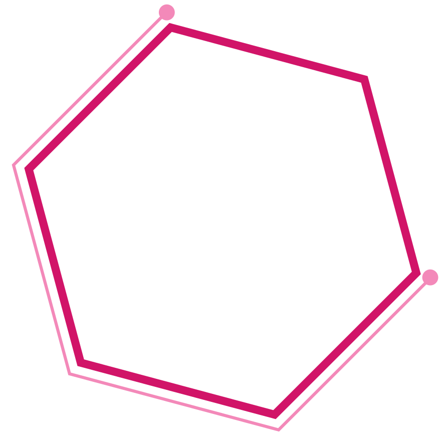 background hexagone rose