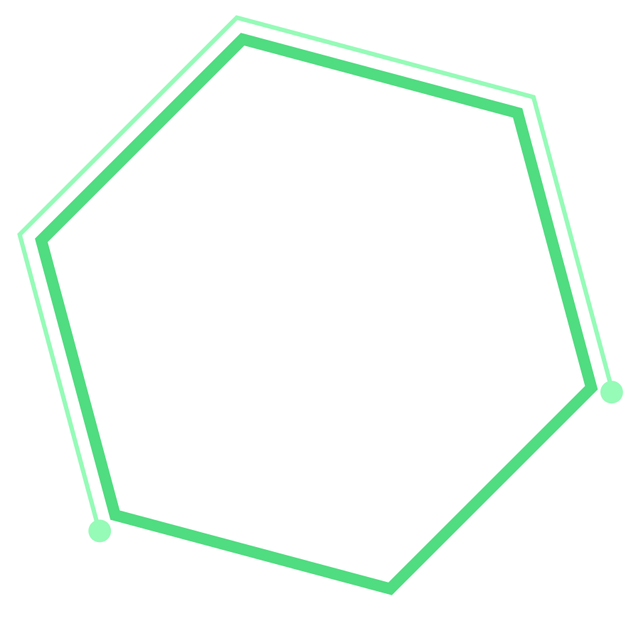 background hexagone vert
